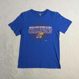 Gildan Kansas Jayhawks 2022 NCAA Men's Basketball National Champions Shirt - S